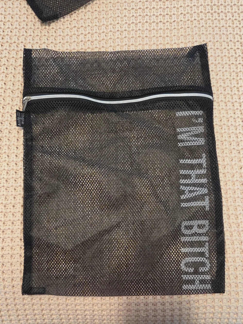 Thistle & Spire Black Mesh Laundrey Bag Set Of 2 11×14